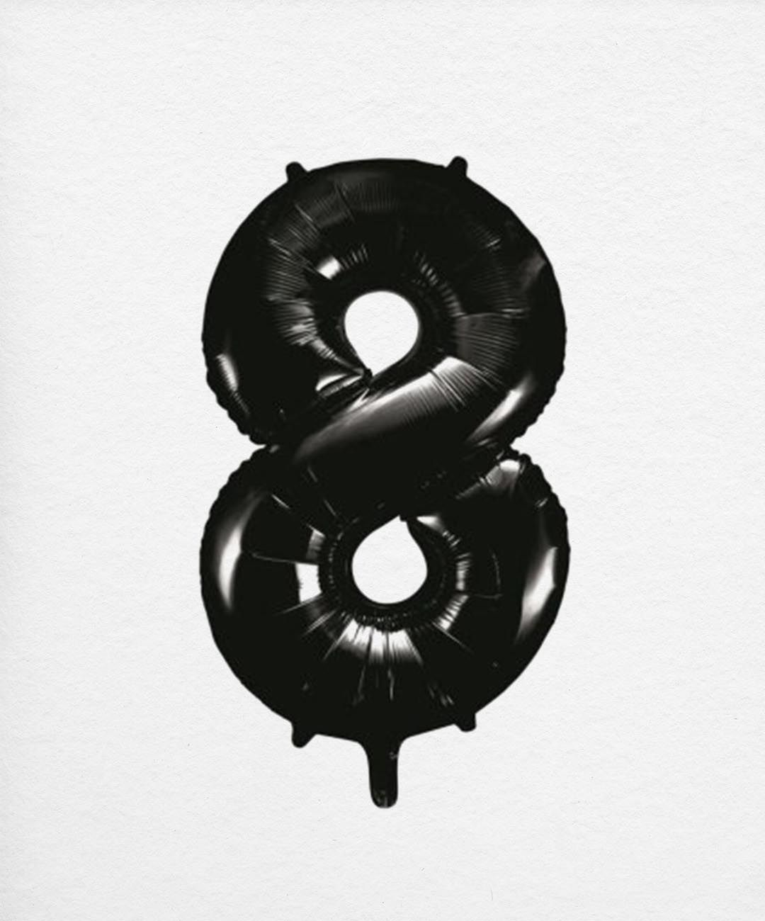 Foil Number 8 (Various Colours Available)