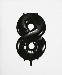 Foil Number 8 (Various Colours Available)