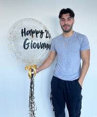 Luxe Clear & Foil Flake (Various Text Colours Available)