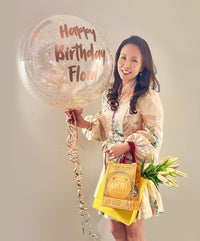 Luxe Clear & Foil Flake (Various Text Colours Available)