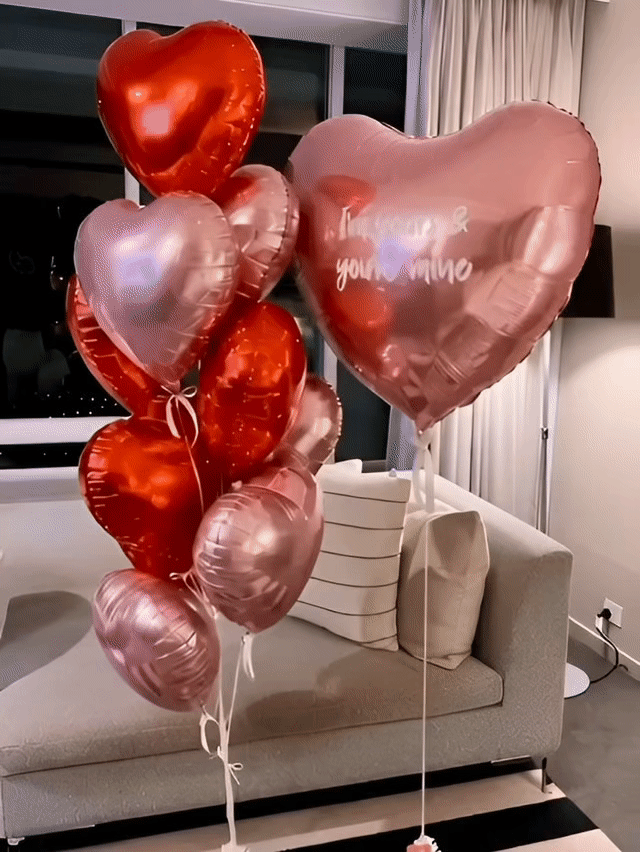 'Love Bomb' Balloon Bouquets (Various Colours)