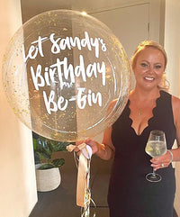 Luxe Clear & Foil Flake (Various Text Colours Available)