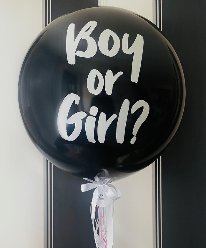 Gender Reveal Black & White