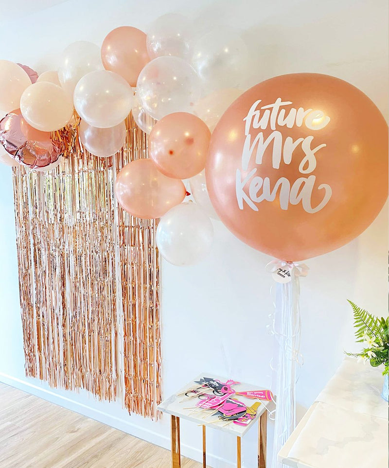 Rose Gold & White